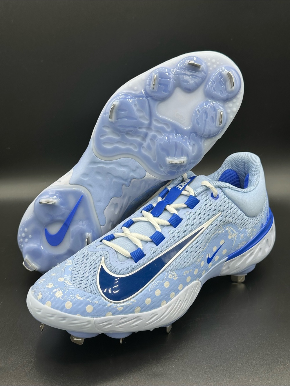 Nike Alpha Huarache Elite 4 Low Father's Day Baseball Cleats HV6881-400 Men's 11